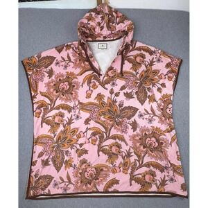 Tuckernuck‎ Sunset Chintz Terrycloth Dress Beach Coverup Poncho Size M/L Floral